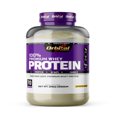 100% Premium Whey Protein Alphonso Mango 5lbs