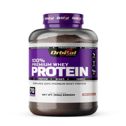 100% Premium Whey Protein Irish Chocolate 5lbs
