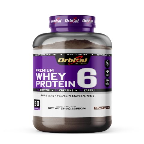 Premium Whey Protein 6 Creamy Coffee 5lbs